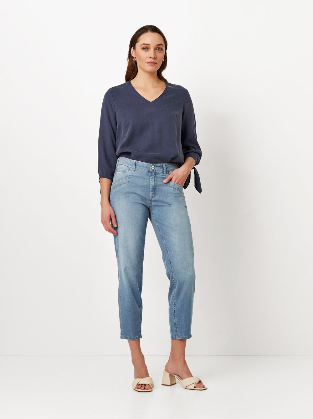 Sommerliche 7/8-Jeans | Style »Liv« light blue