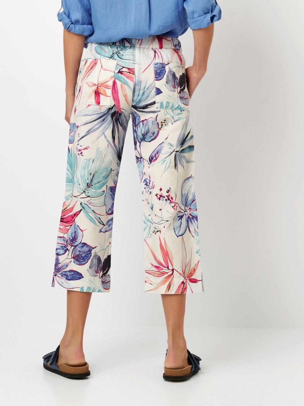 Hose Pia multicolour blue Rueckansicht