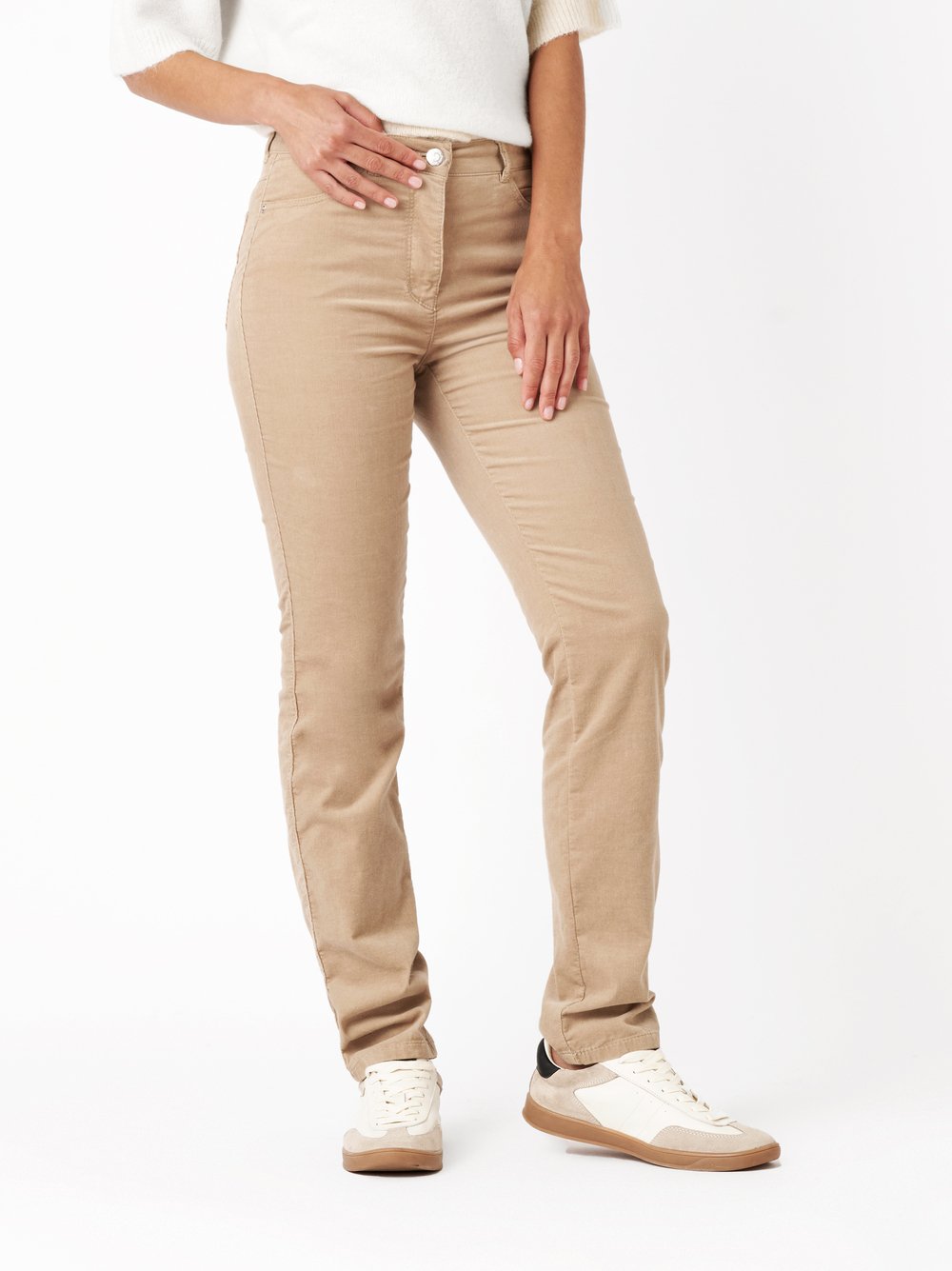 Trousers be loved beige front view