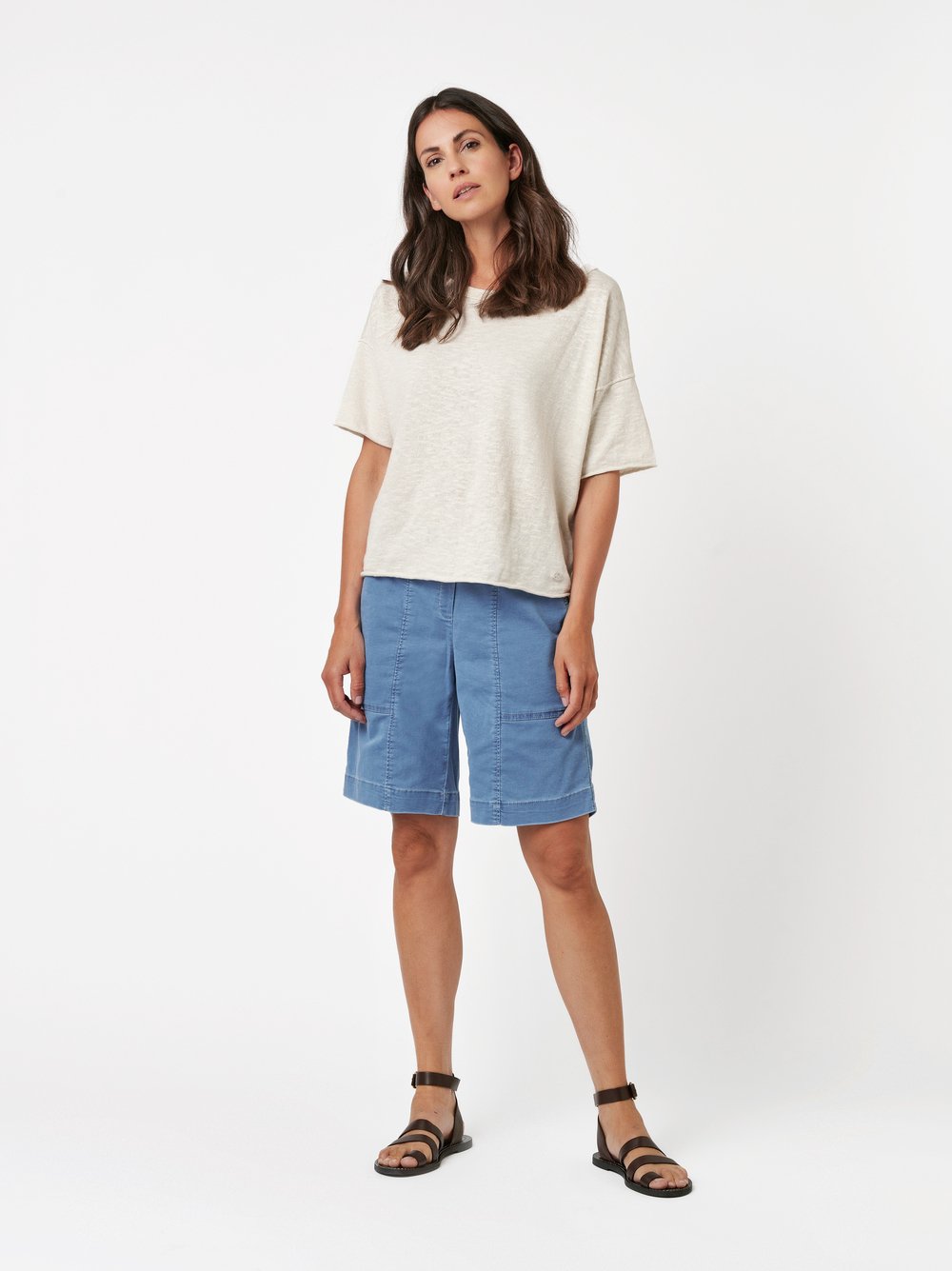 Sportive Bermuda | Style »Sue« light blue