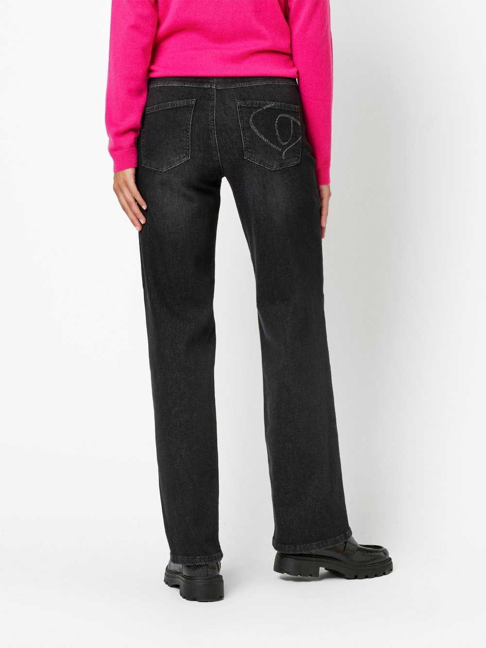Jeans Liv anthra Rueckansicht