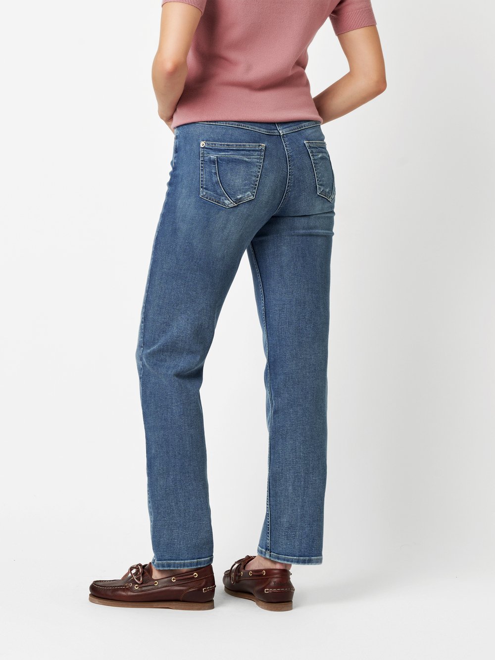 Jeans Honey blue bleached Rueckansicht