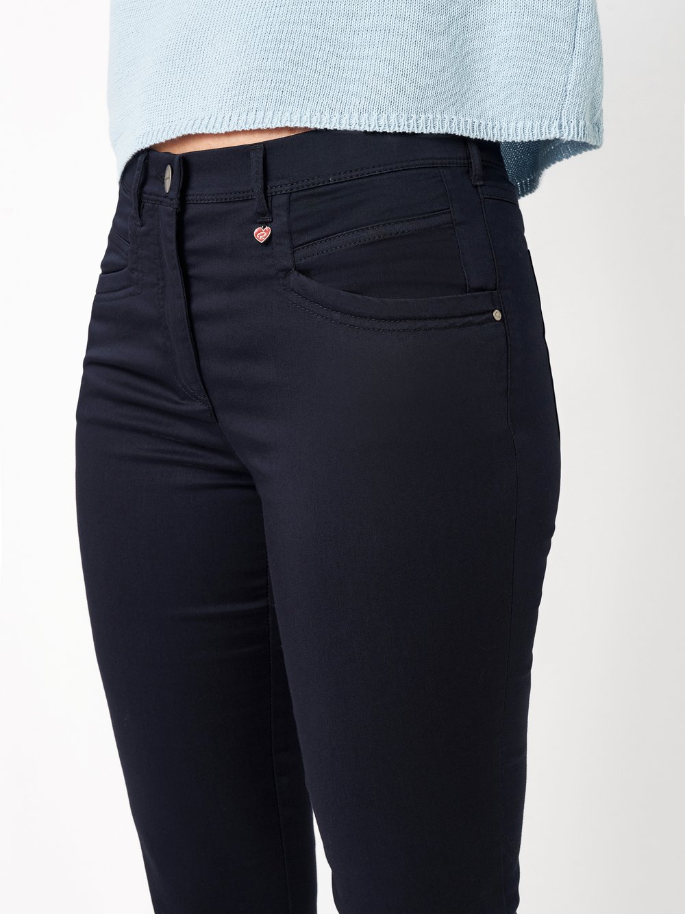 Damenhose Meine beste Freundin 7/8 in dark blue, Sommerliche 7/8-Hose, Detailansicht