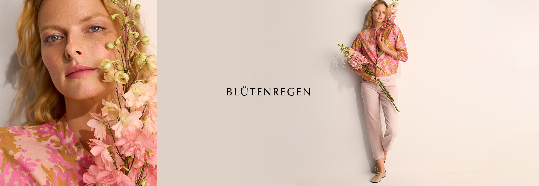 Florale Looks und leichte Styles mit Blütenmotiven – Teaser zur Aktion Blütenregen von TONI
