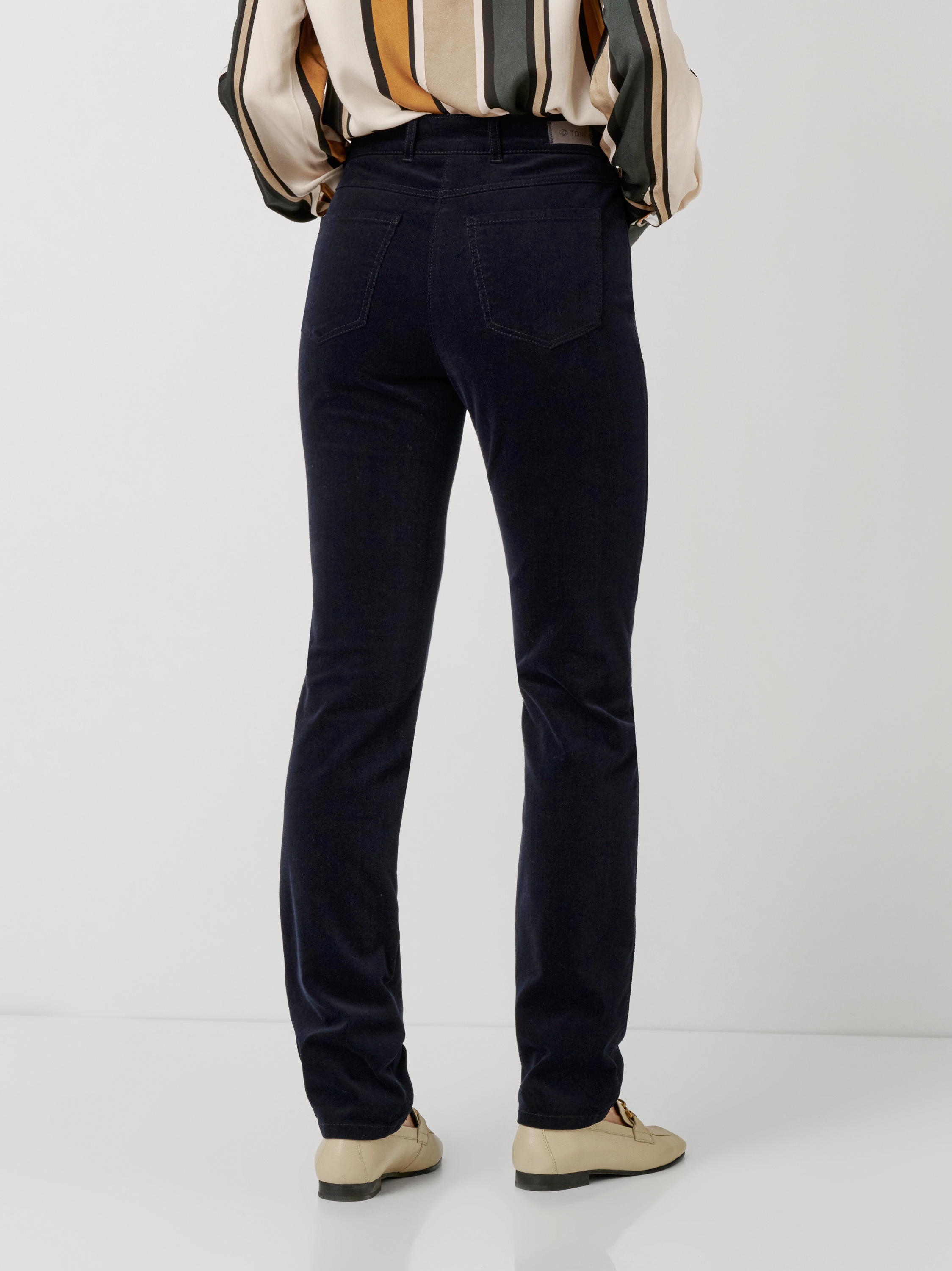 Hose be loved dark blue Rueckansicht Hose be loved dark blue Rueckansicht