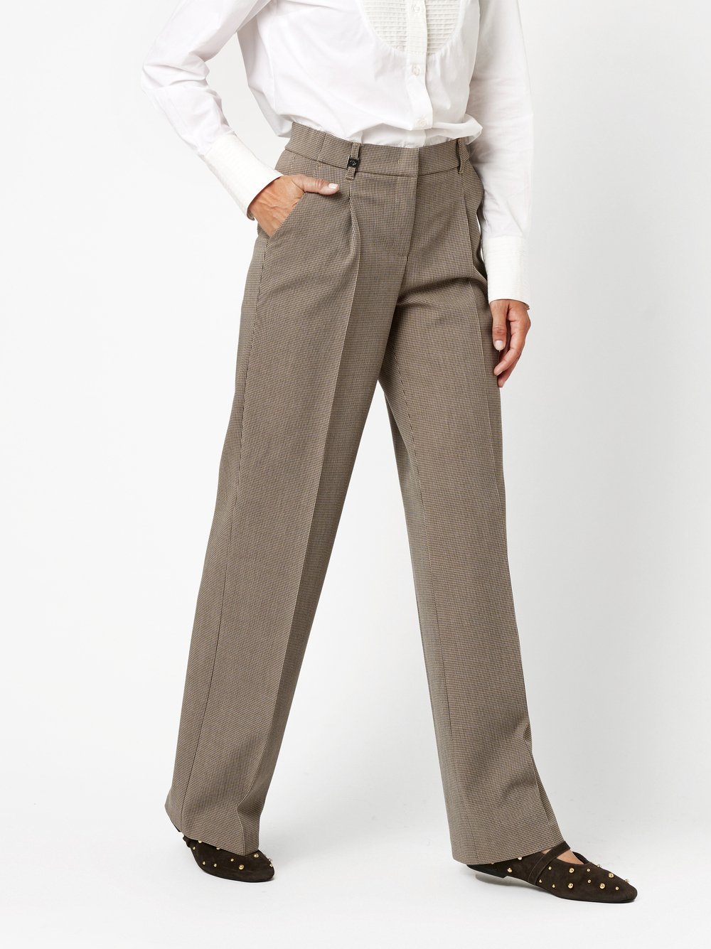 Hose Luisa brown Vorderansicht Hose Luisa brown Vorderansicht