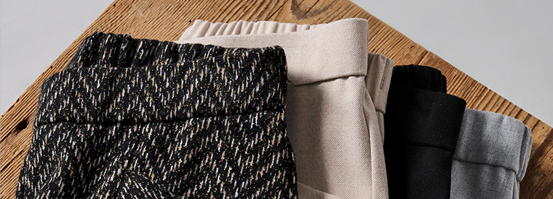 Moderne Hosen für jeden Tag Vier TONI-Hosen mit elastischem Bund – perfekte Passform und vielseitige Materialien  Titel: