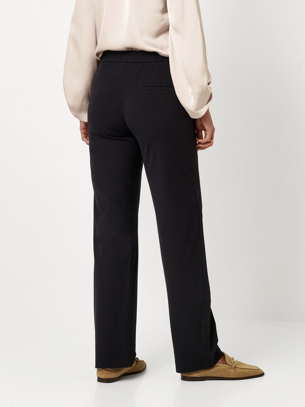 Trousers Scarlet navy rear view