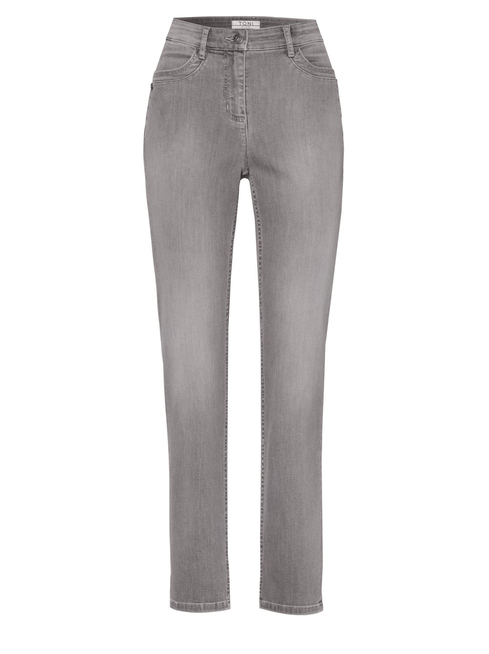Damenjeans Be Loved in grey, High Waist Jeans, freigestellte Produktansicht