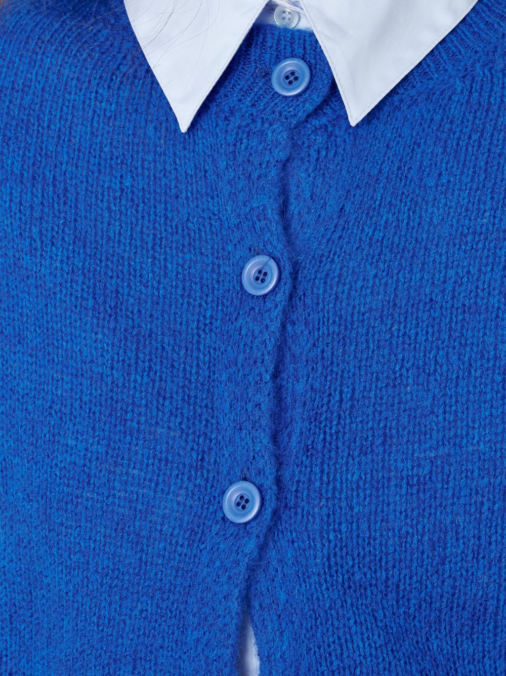 Cardigan with Mohair | Style »Ivette« Blue