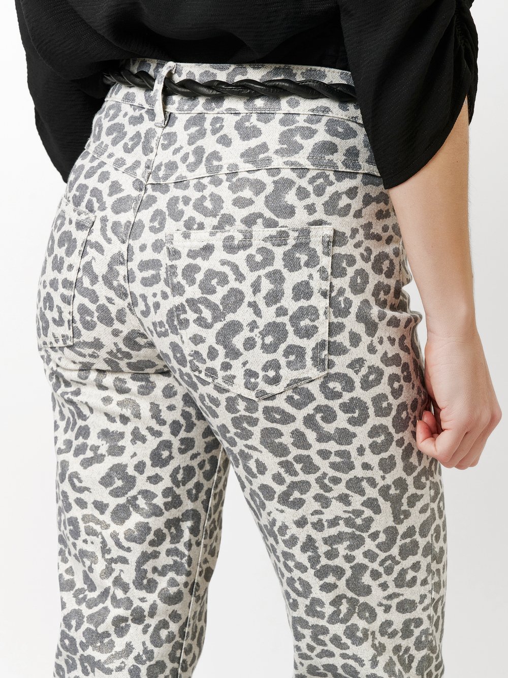 Hose Ella grey Detailansicht Hose Ella grey Detailansicht