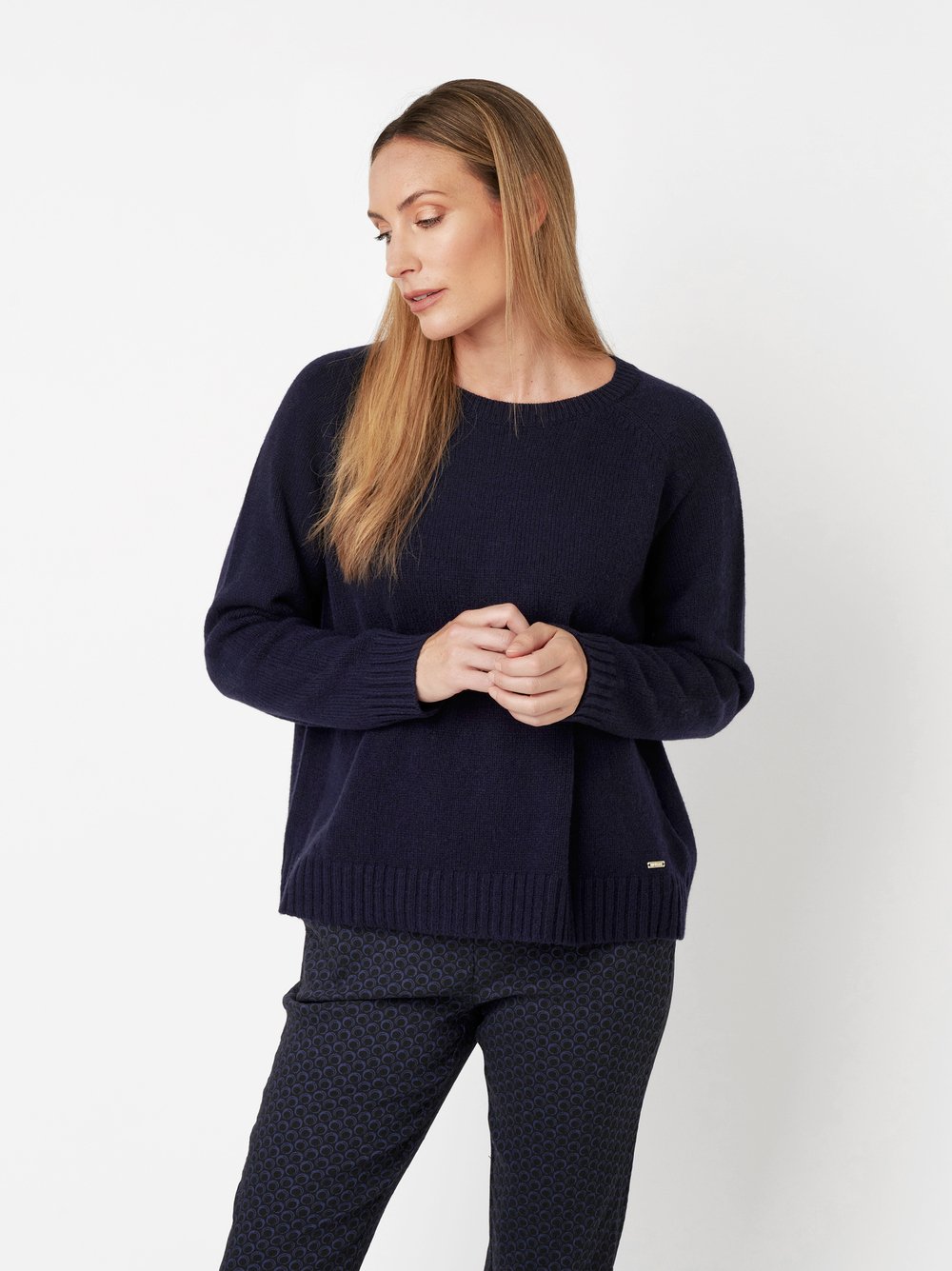 Pullover Giulia navy Vorderansicht Pullover Giulia navy Vorderansicht