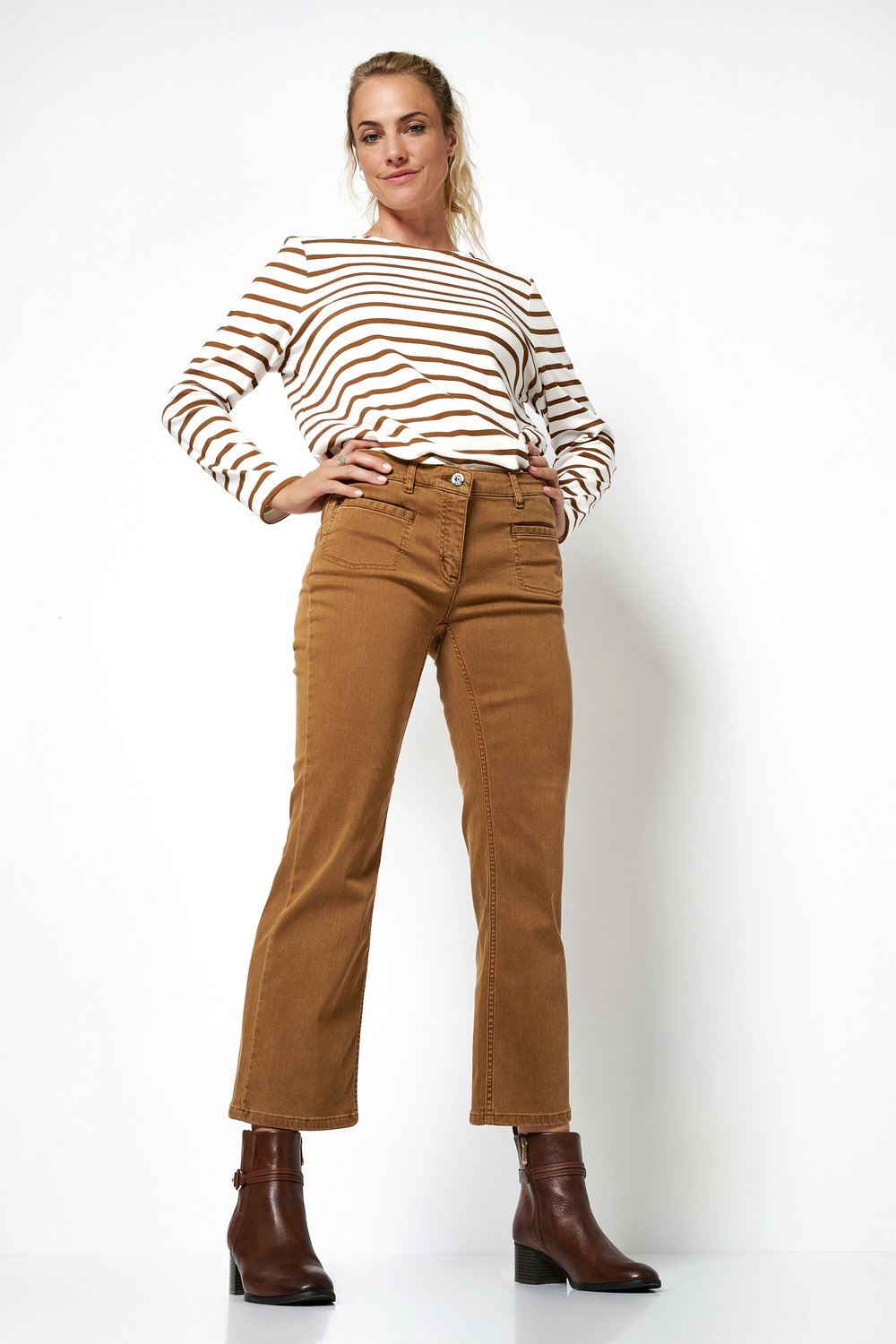 7/8-Jeans with a kick | Style »Perfect Shape« brown