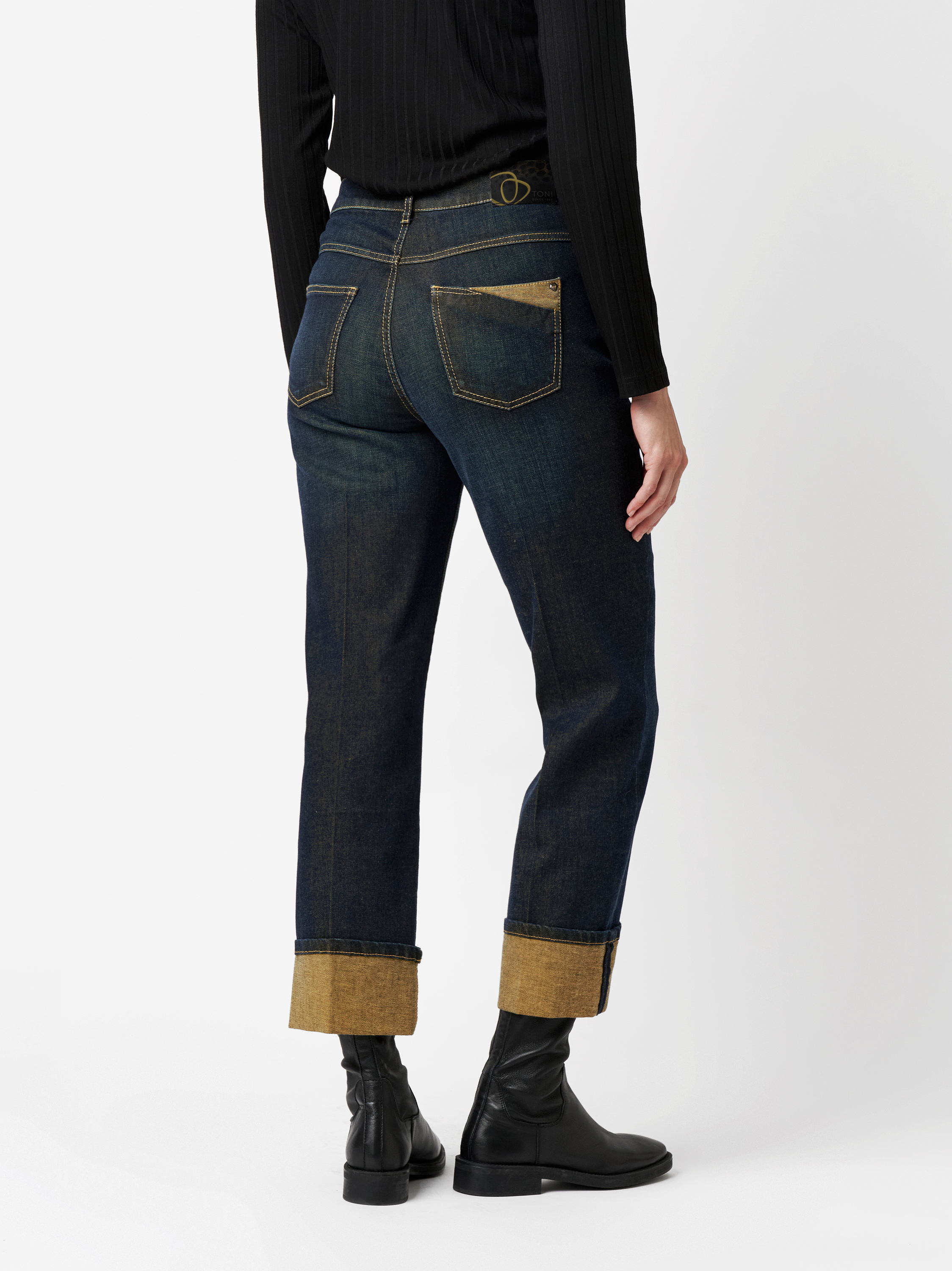 Jeans Ella dark blue Rueckansicht Jeans Ella dark blue Rueckansicht