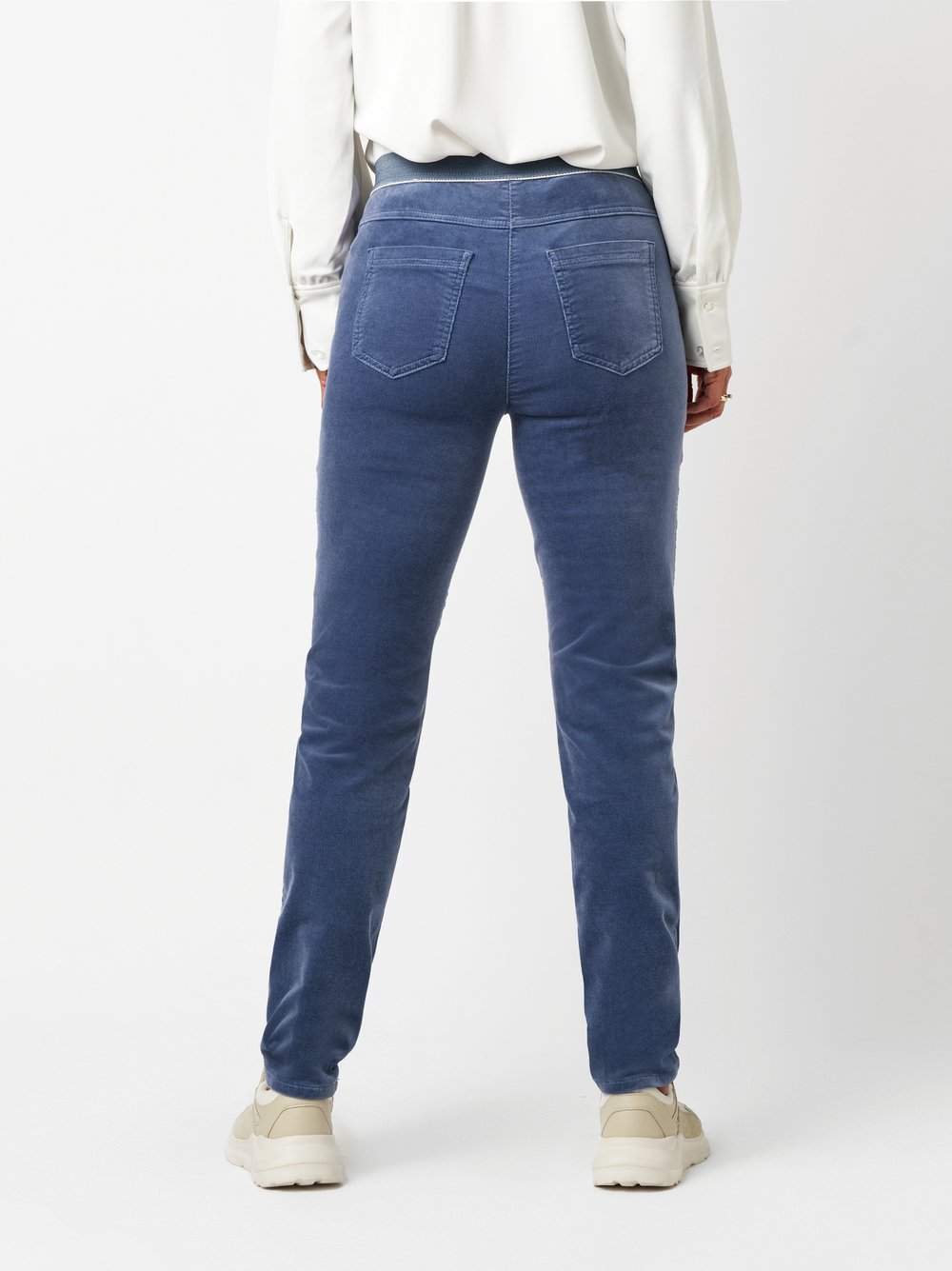 Trousers Alice blue rear view Trousers Alice blue rear view