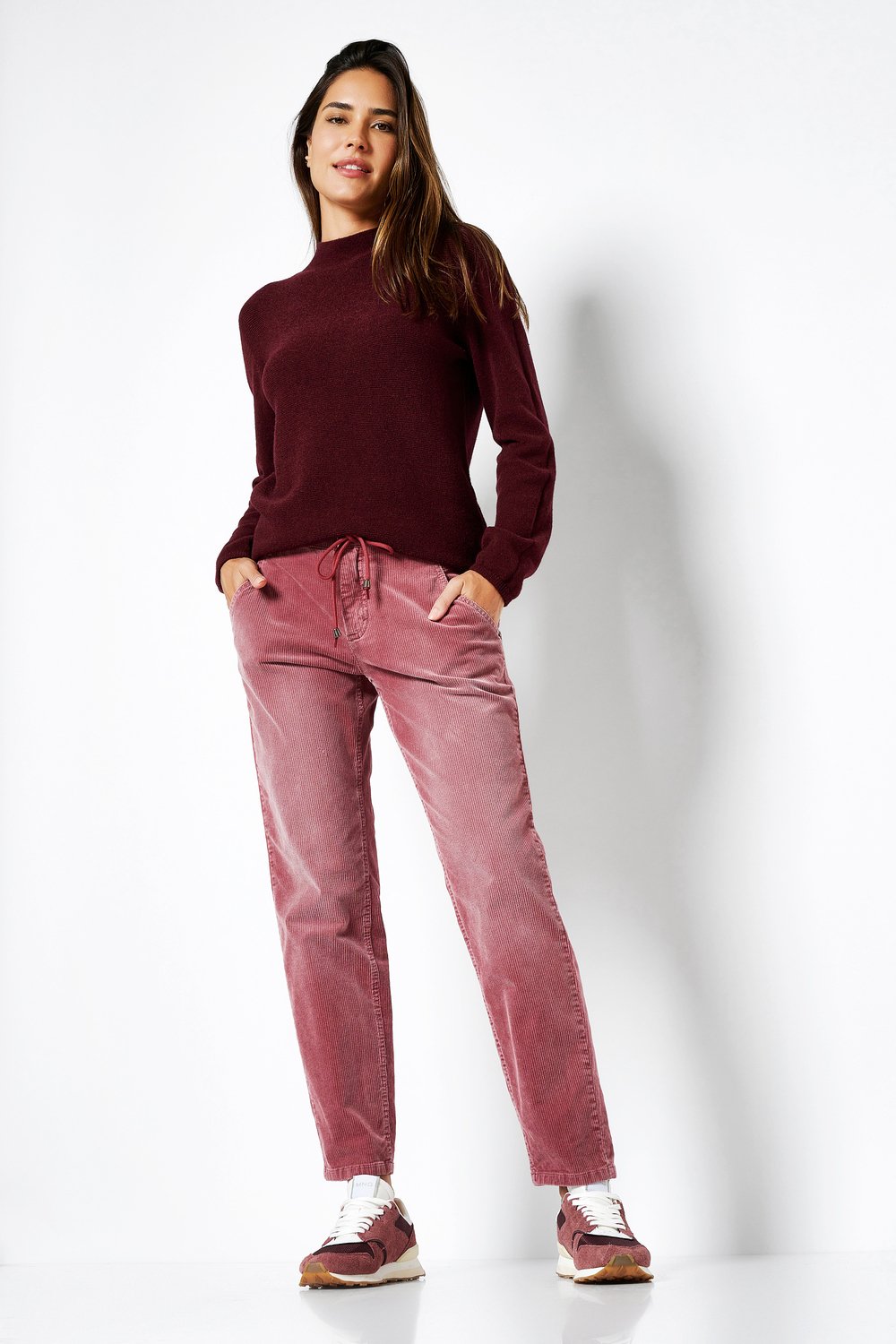 Entspannte Cordhose | Style »Liv« light berry