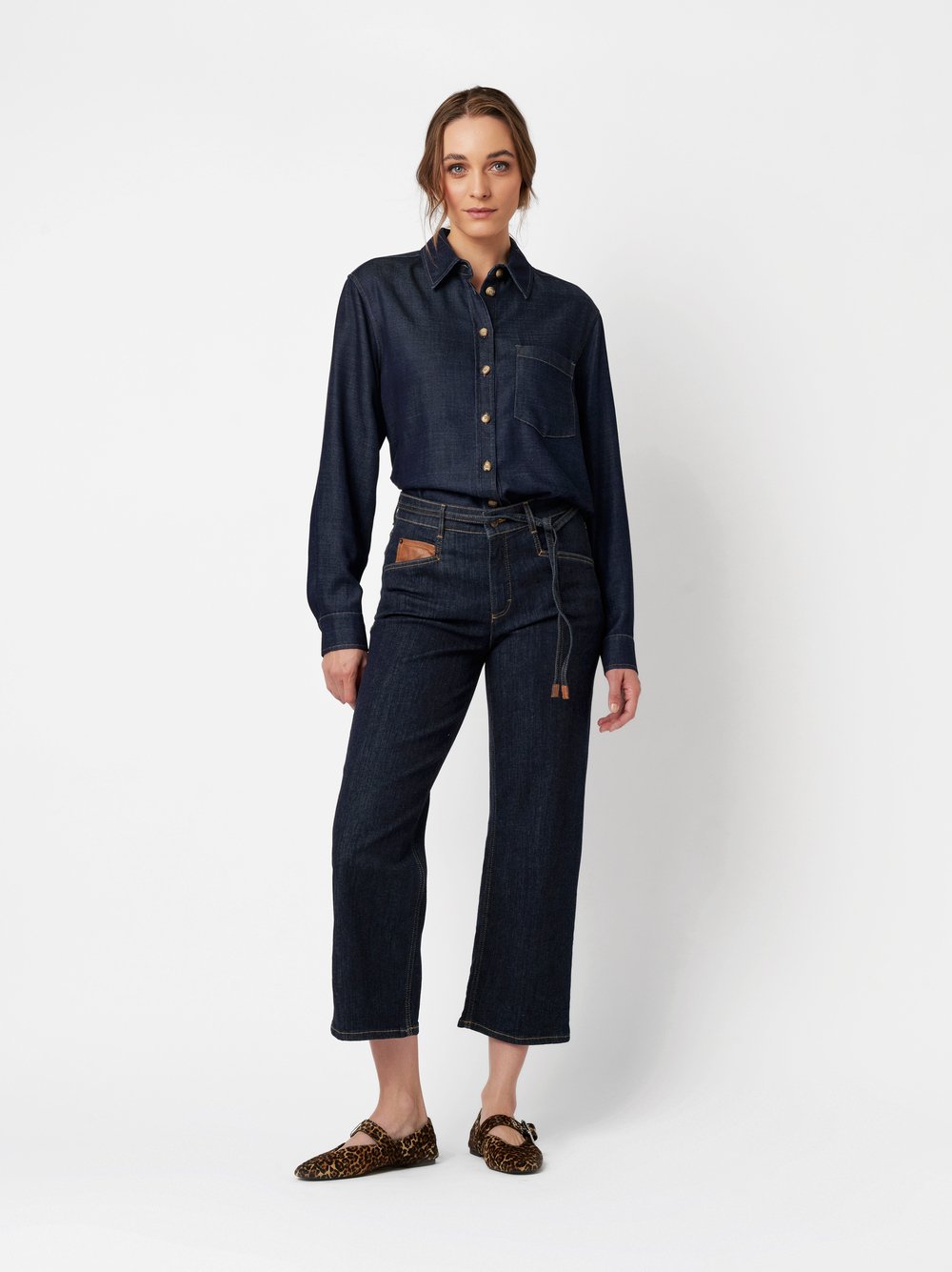 Jeans Liv rinsed blue outfit view Jeans Liv rinsed blue outfit view