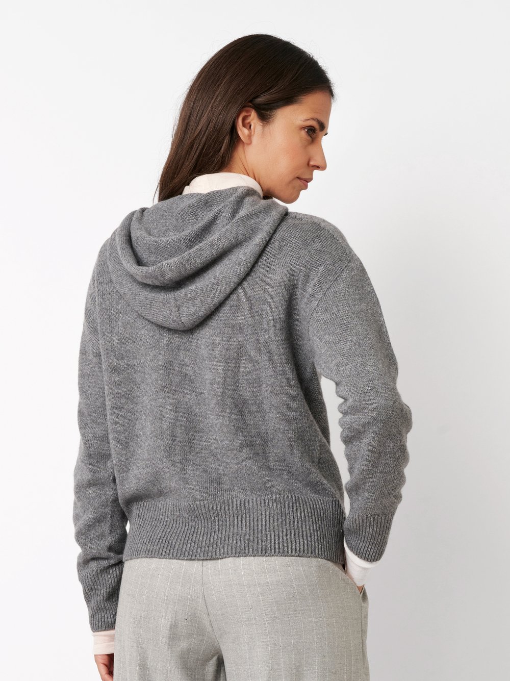 Pullover Ivie light grey Rueckansicht