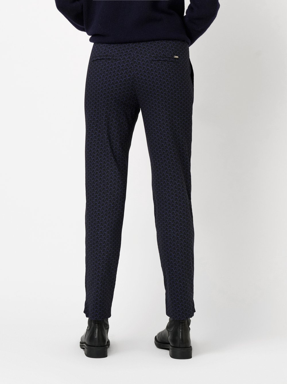 Hose Jenny blue/black Rueckansicht Hose Jenny blue/black Rueckansicht