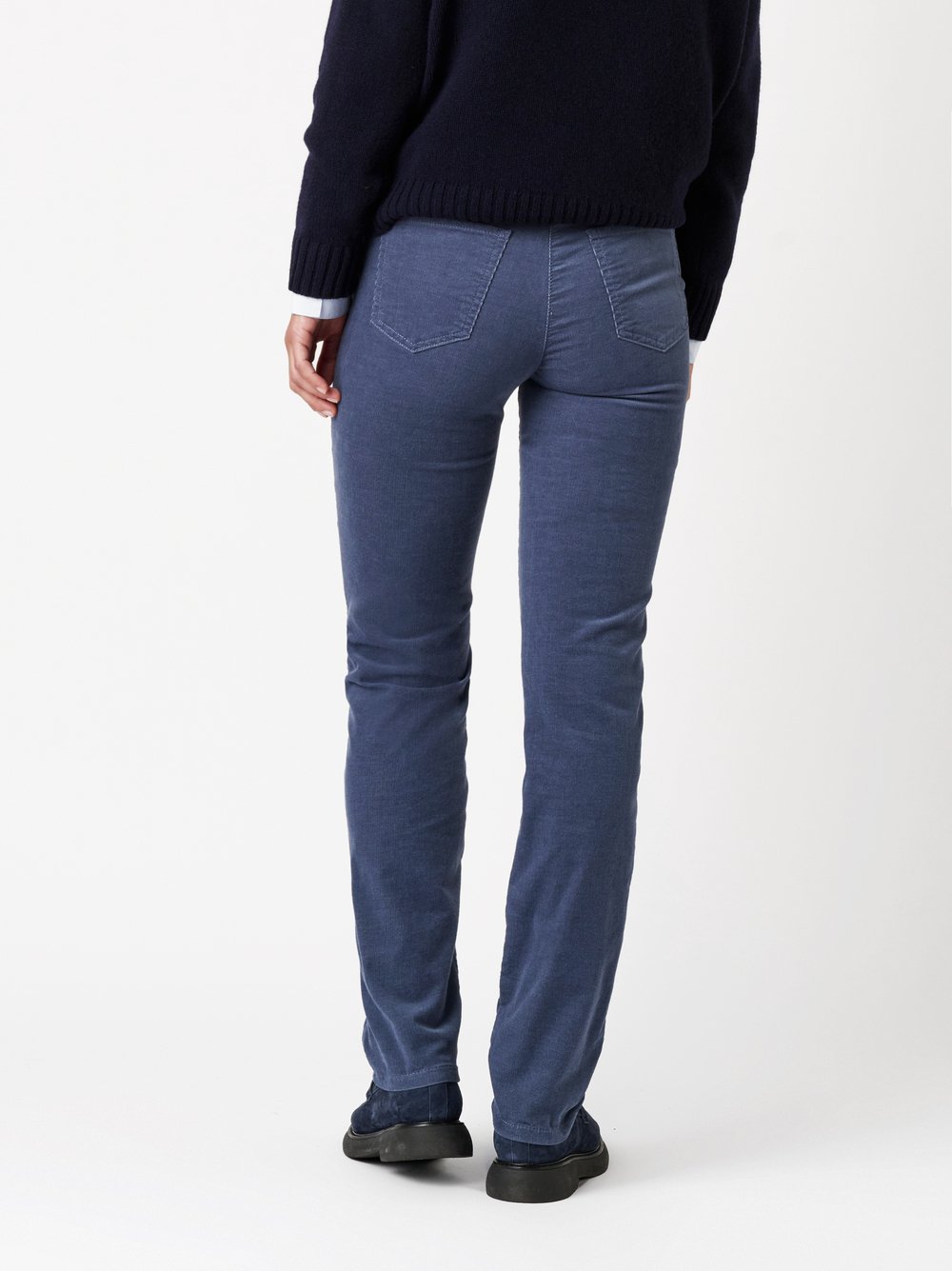Trousers be loved blue rear view