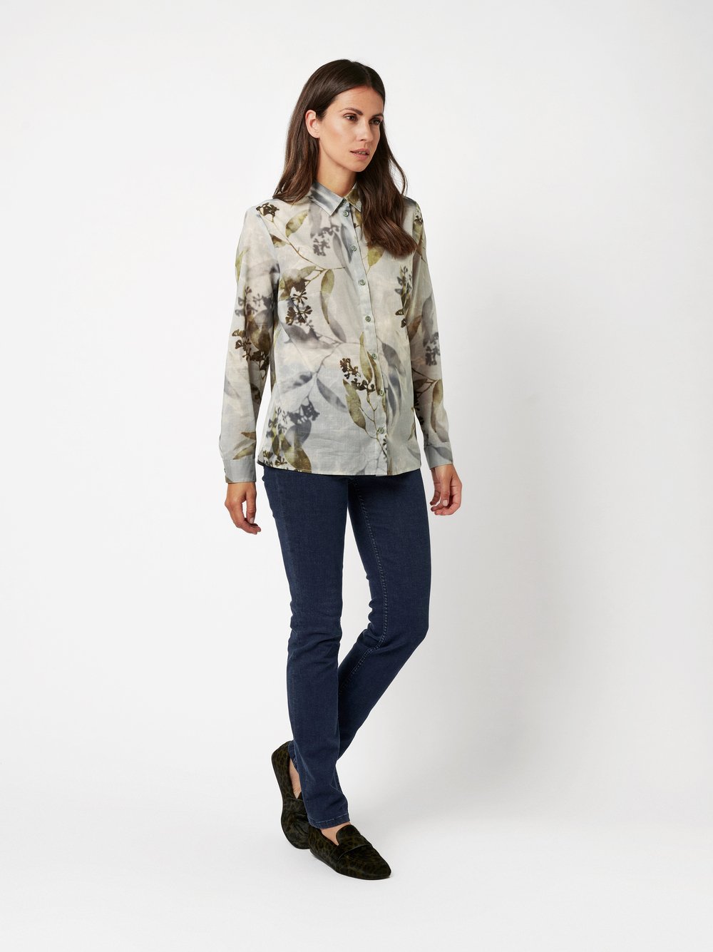 Bluse Clay nature green Outfitansicht Bluse Clay nature green Outfitansicht