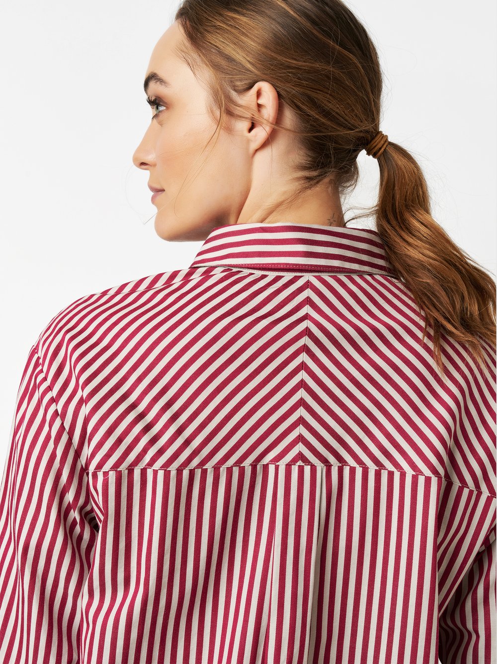 Blouse Clyde rose detail view Blouse Clyde rose detail view