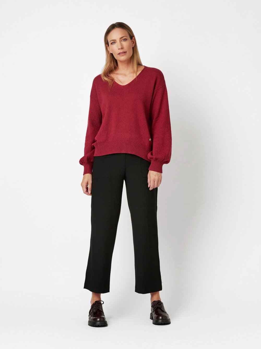 Pullover Ginger lipstick red Outfitansicht