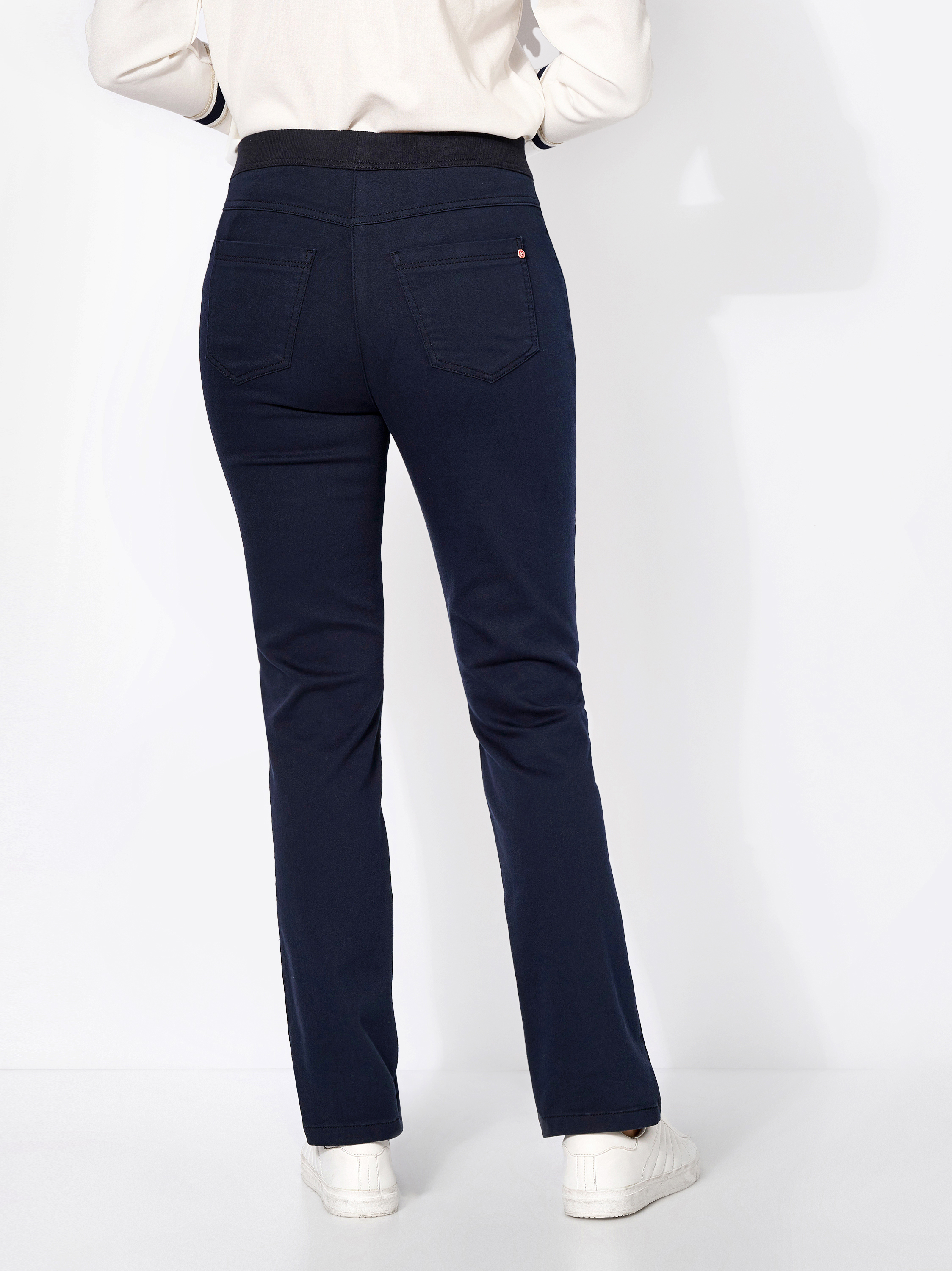 Trousers My Darling navy rear view Trousers My Darling navy rear view