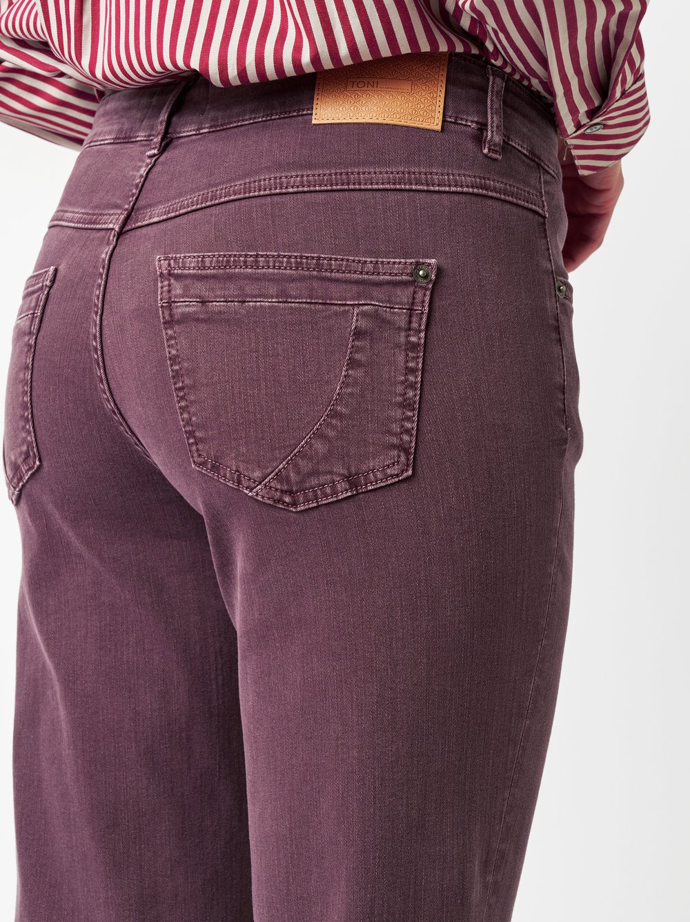 Jeans Honey mauve detail view Jeans Honey mauve detail view