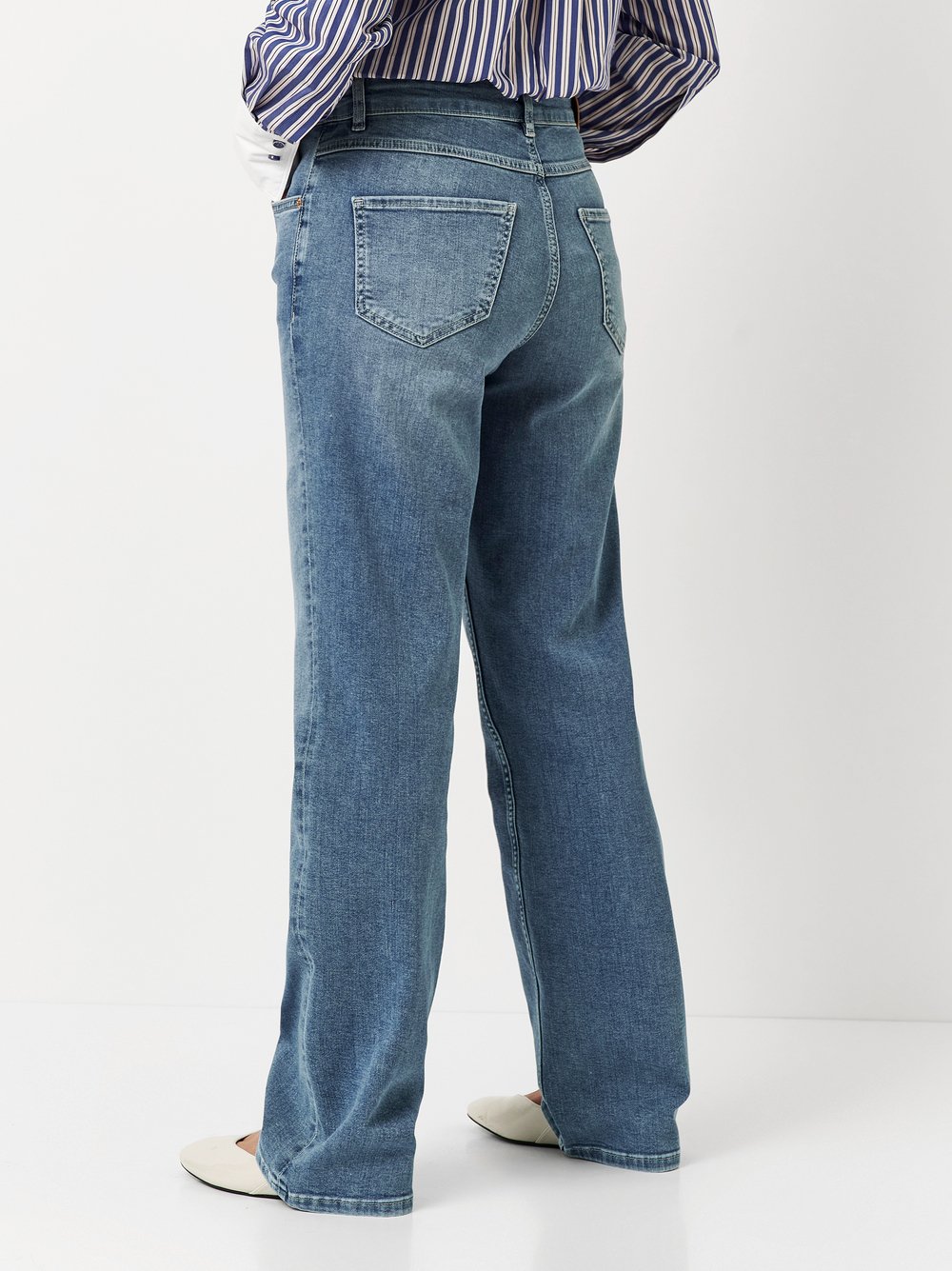 Jeans Liv mid blue Rueckansicht