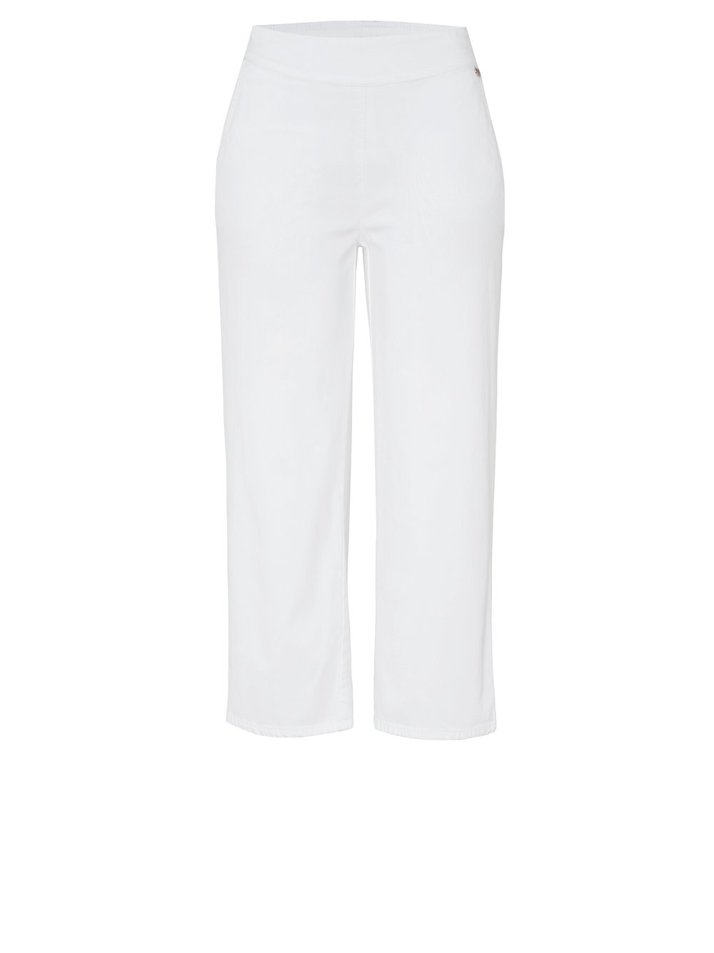 Damenjeans Scarlet 3/4 in white, Weite 3/4-Hose, freigestellte Produktansicht