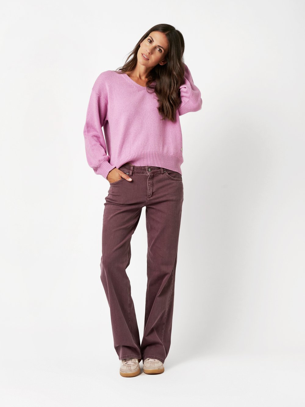 Pullover Ginger powder rose Outfitansicht