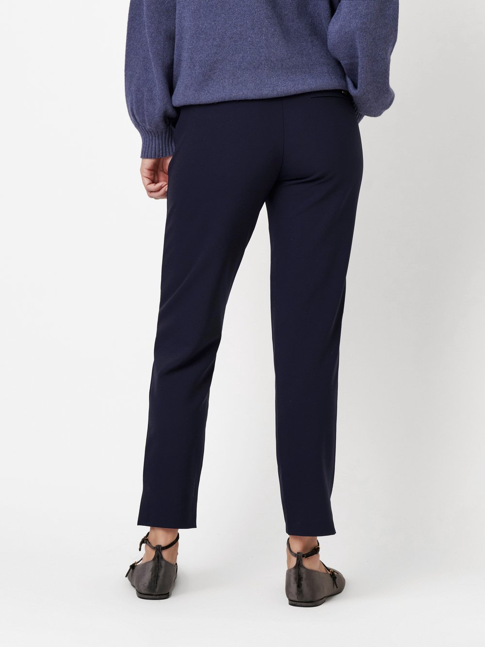 Trousers Jenny dark blue rear view