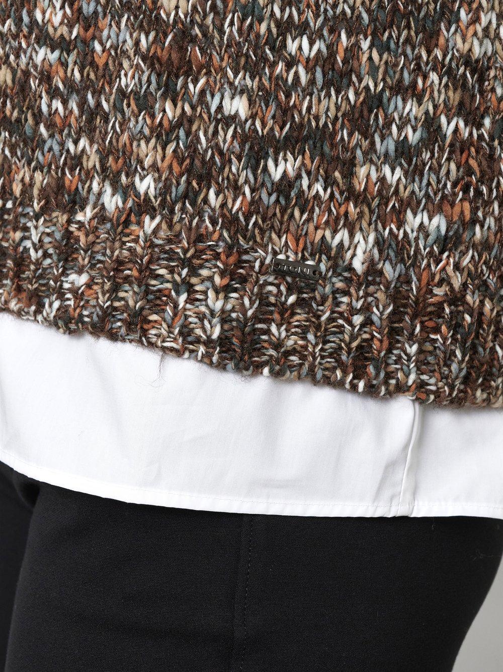 Pullunder in Melange-Optik | Style »Idis« Braun