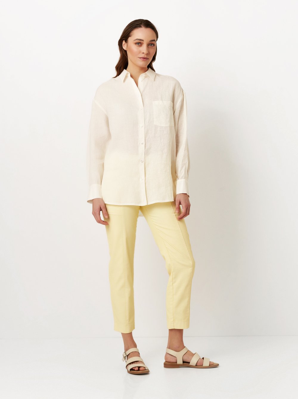 Bluse Alva offwhite Outfitansicht Bluse Alva offwhite Outfitansicht