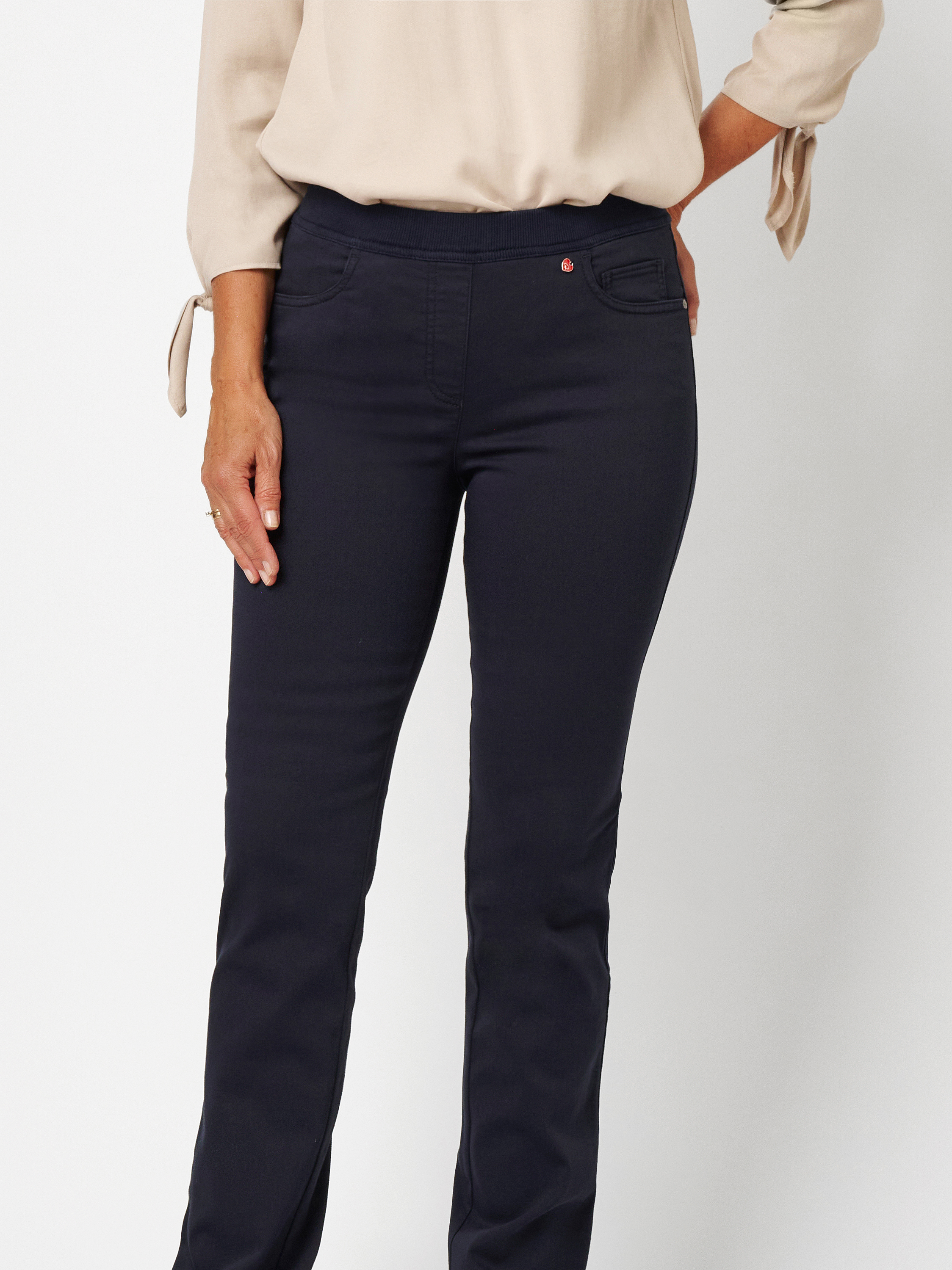 5-Pocket mit Jerseybund | Style »My Darling« Marine
