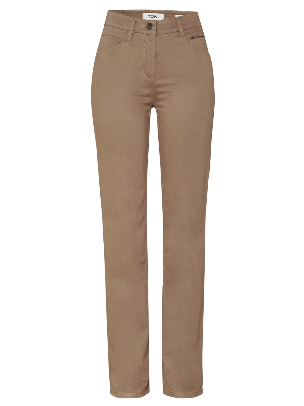 Regular-Fit Hose mit Strassdetail | Style »Be Loved« Braun