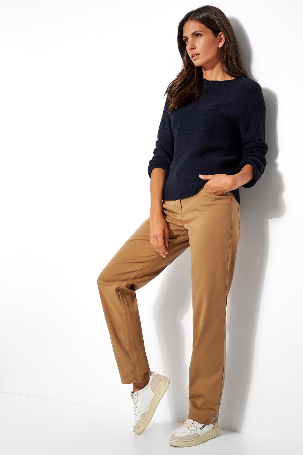 Entspannte, farbechte Hose | Style »Honey« brown