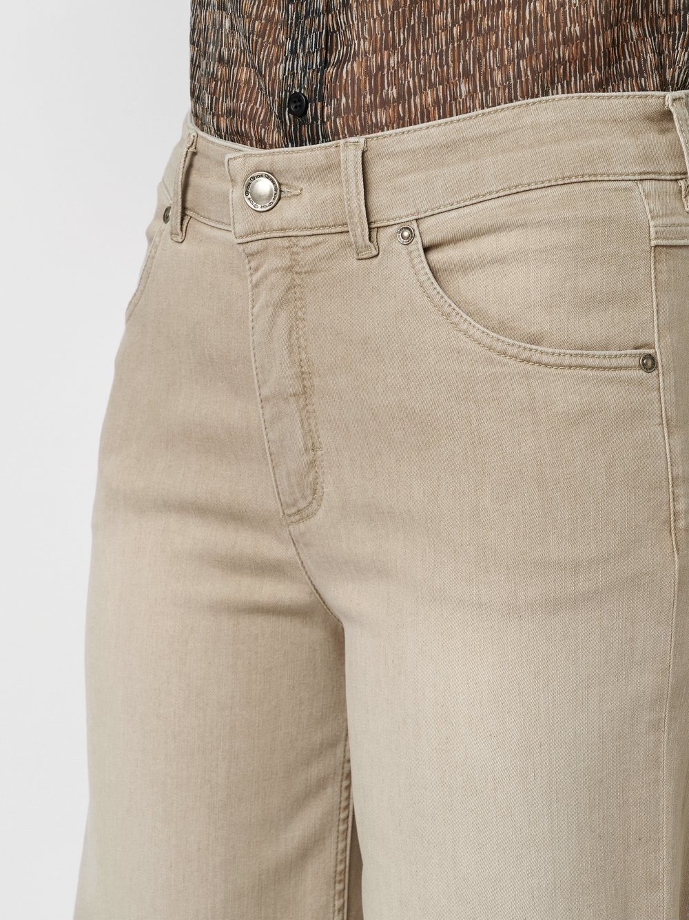 Jeans Liv beige detail view Jeans Liv beige detail view