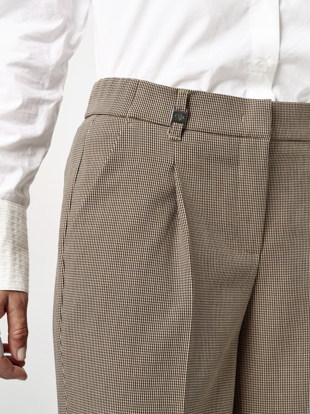 Hose Luisa brown Detailansicht Hose Luisa brown Detailansicht