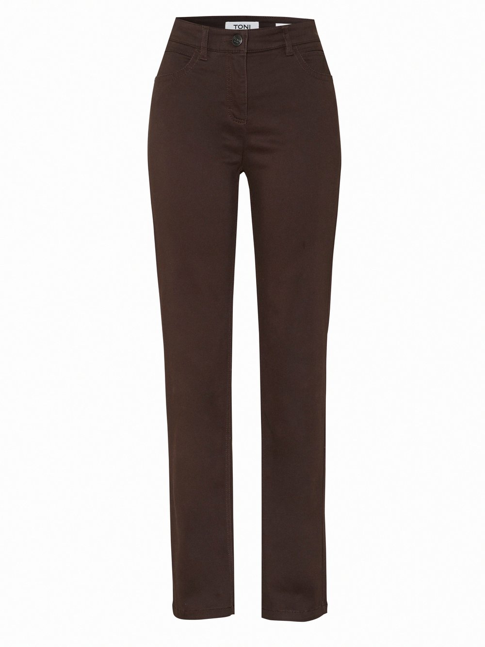 High-Waist Hose aus warmem Baumwollstretch | Style »Be Loved« Dunkelbraun