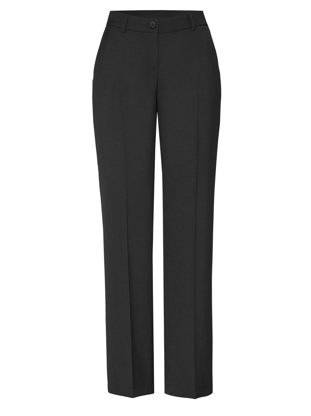 Wide-Leg Hose aus fließendem Gabardine | Style »Jenny Wide« Schwarz