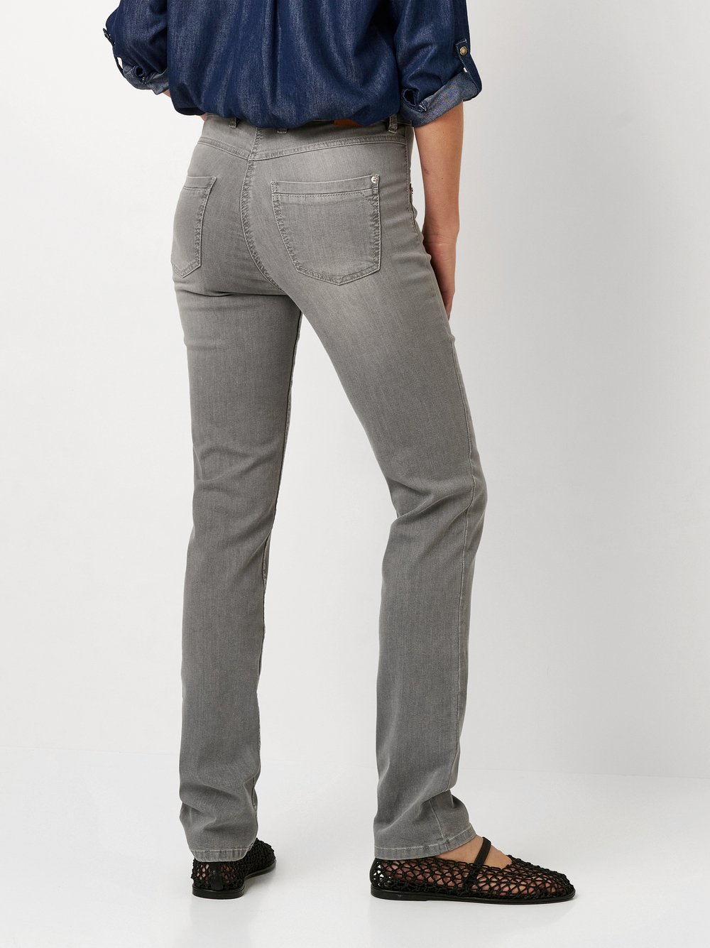Jeans be loved grey Rueckansicht