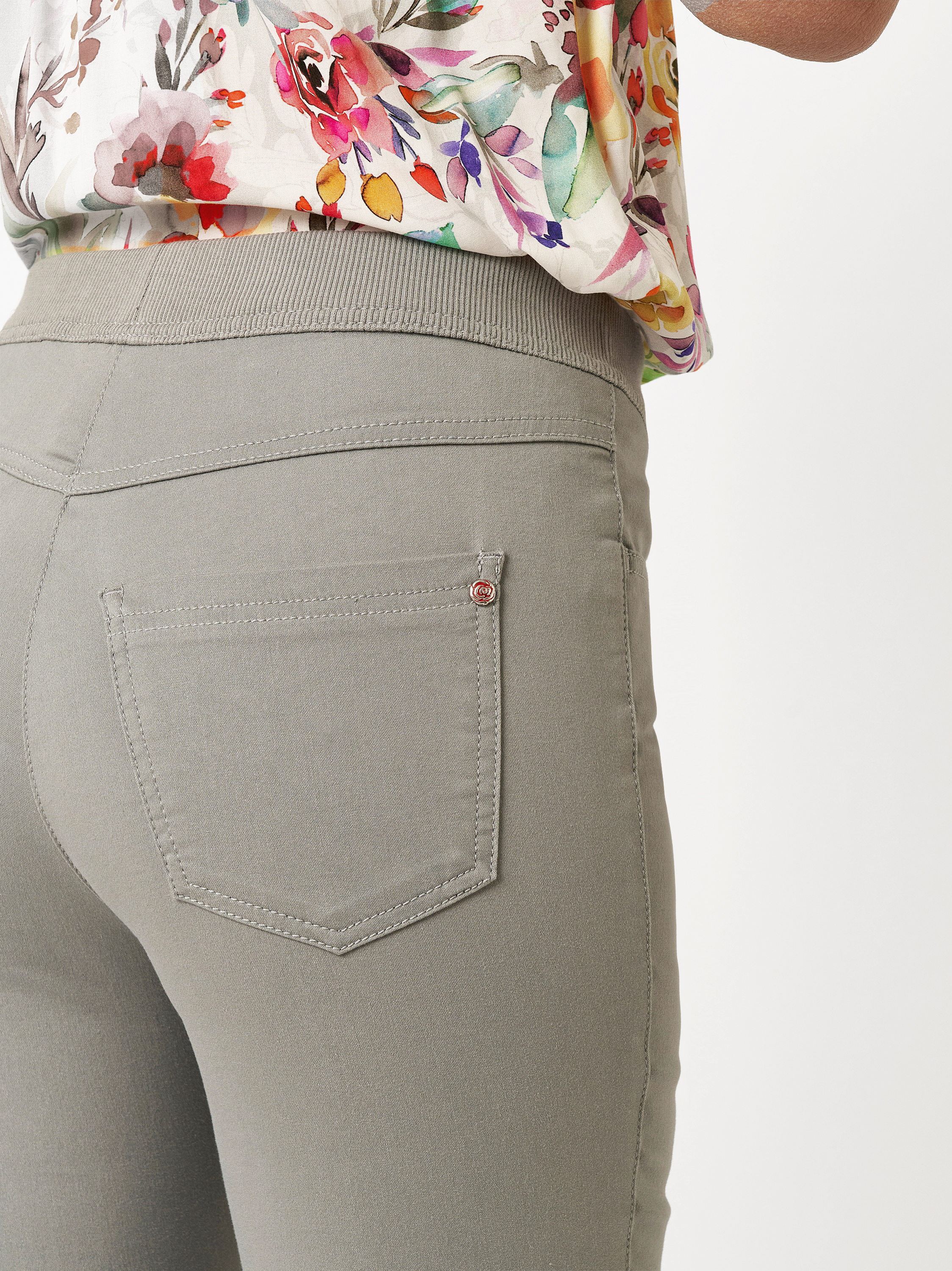 Trousers My Darling light khaki detail view Trousers My Darling light khaki detail view