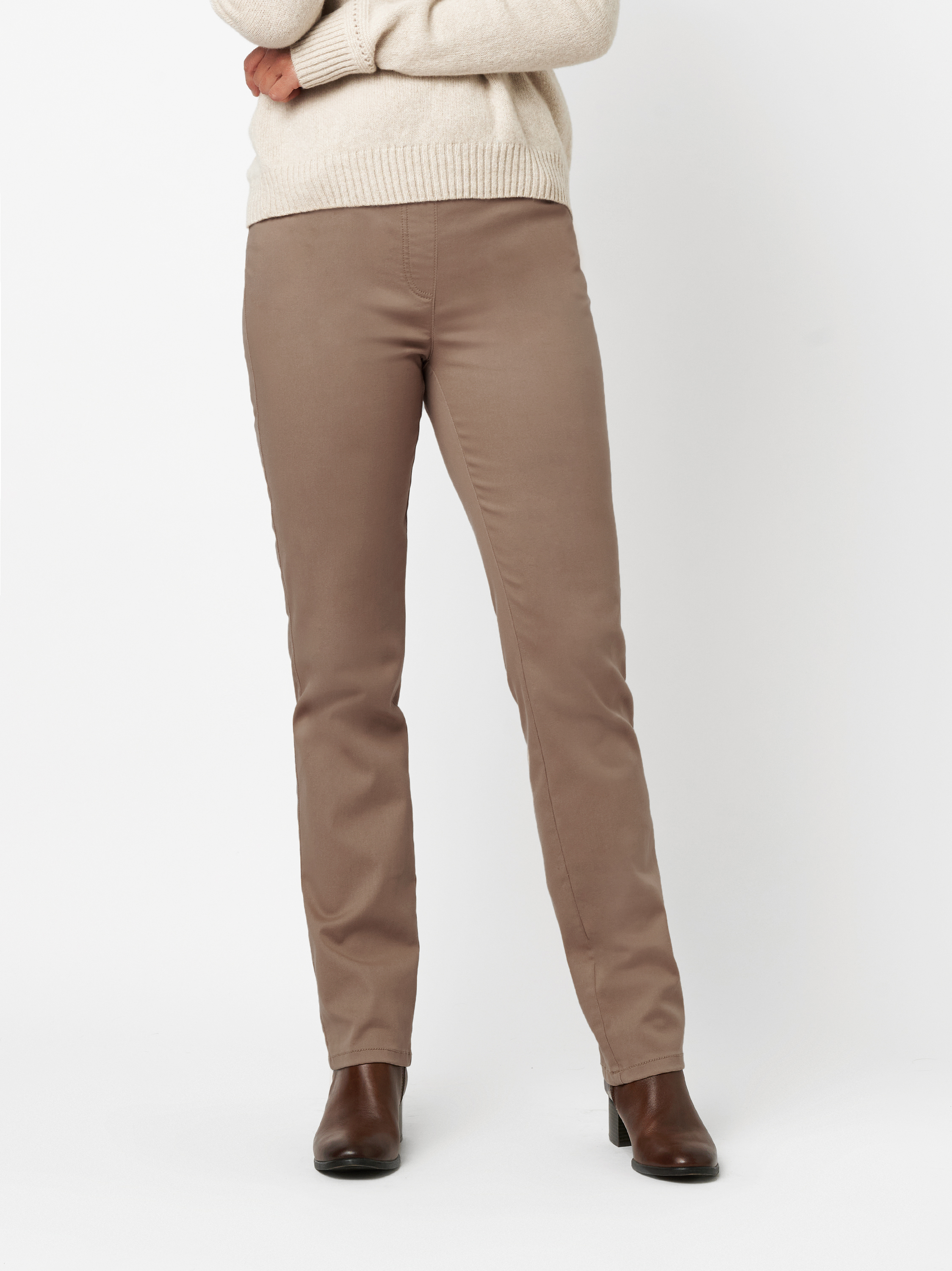 Hose Alice taupe Vorderansicht