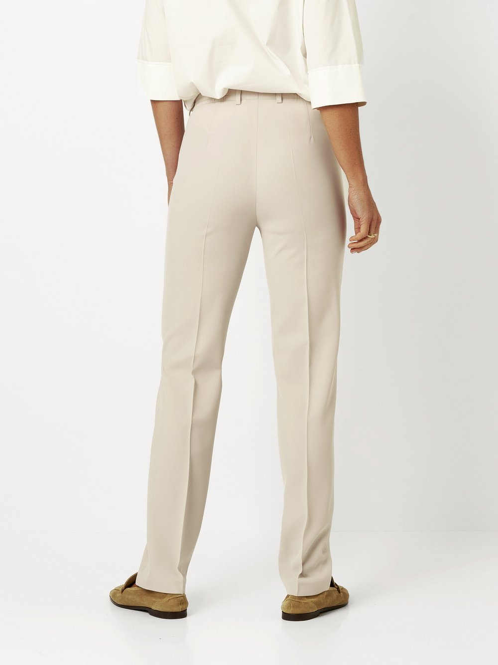 Hose Steffi beige Rueckansicht Hose Steffi beige Rueckansicht