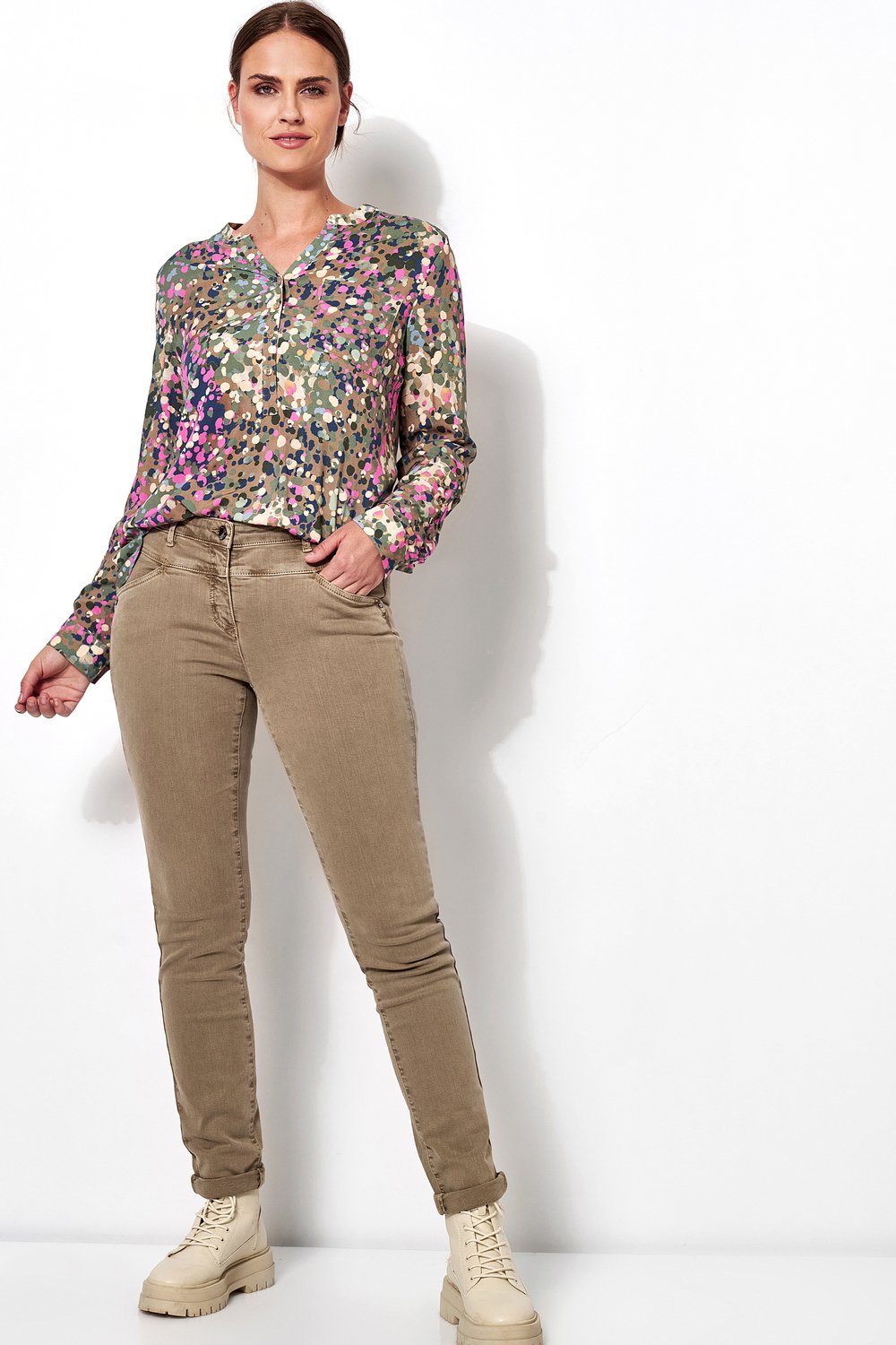 Slim-Fit Shapingjeans | Style »Perfect Shape« taupe