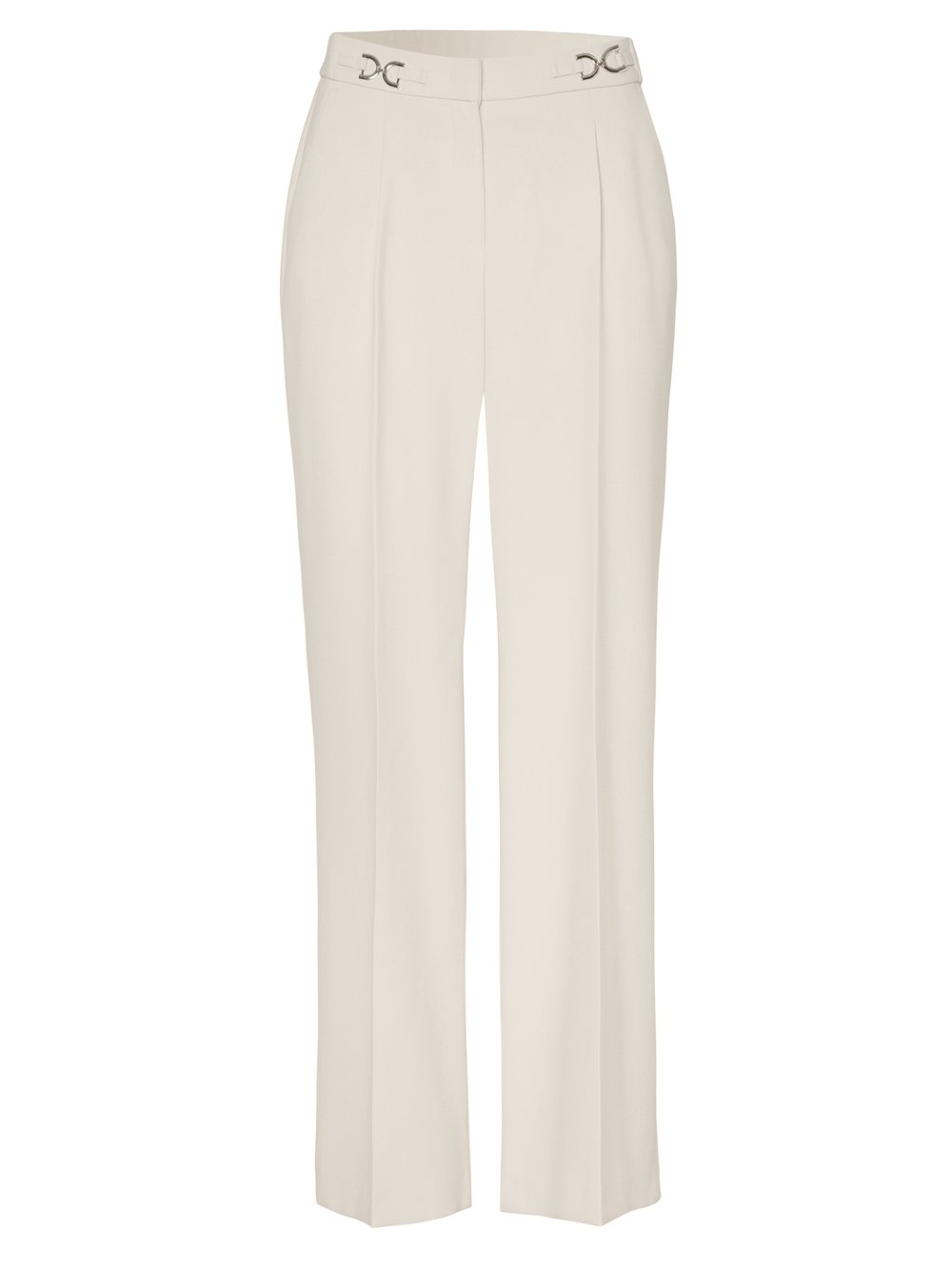 Trousers Luisa light beige hollow