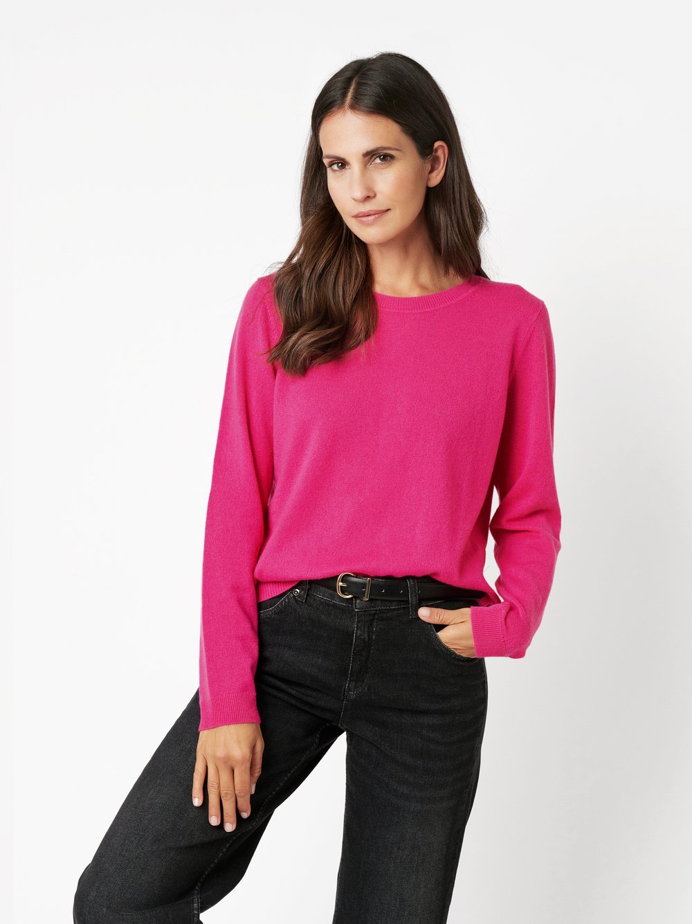 Pullover Gerit cabaret pink Vorderansicht