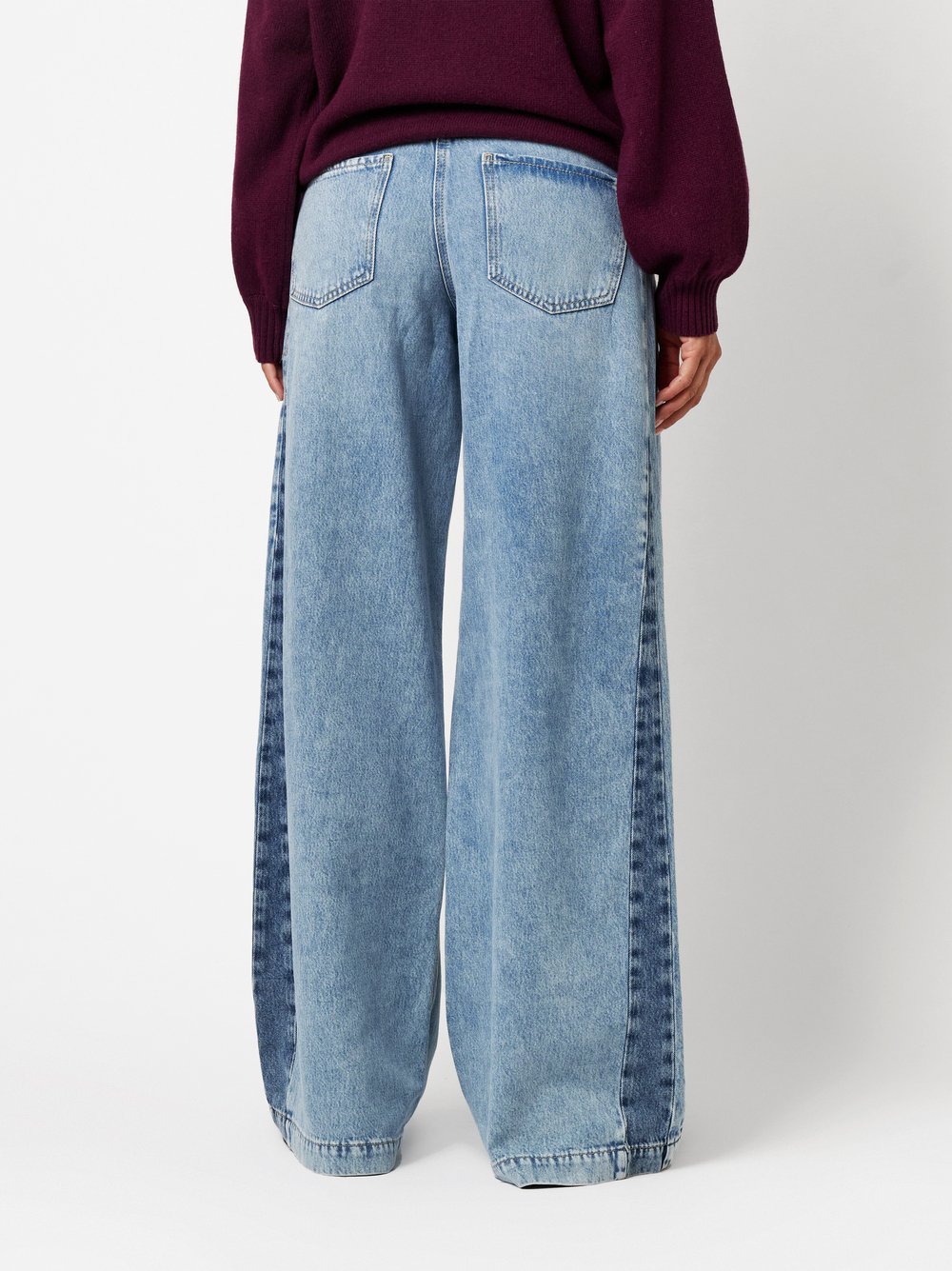 Jeans Liv blue bleached Rueckansicht
